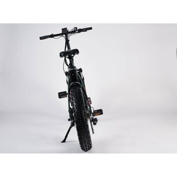Vélo électrique Pedelec 500W, 48V noir avec logo rouge-TAM-BIKE-NER 4