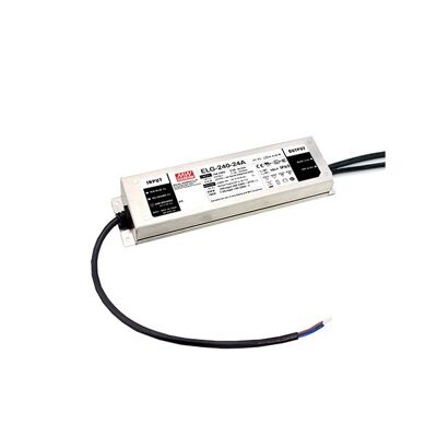 MeanWell driver ELG dimmable DALI Output 24V 240W IP67 24,4x7,1x3,7 cm.