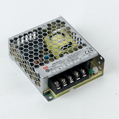 MeanWell LRS constant voltage driver Output 24V 36W 9,9x8,2x3 cm.