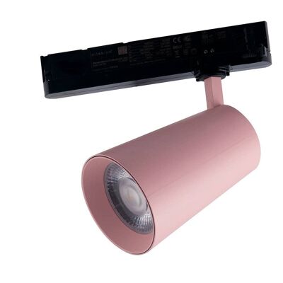 Kone LED track light with invisible three-phase adapter-LED-KONE-ROS-24M
