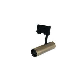 Spot LED sur rail Rocket 7W en aluminium moulé sous pression avec adaptateur triphasé-LED-ROCKET-7C GOLD 5