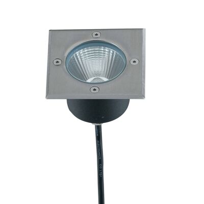 Walk walk-over spotlight, recessed in steel and LED COB-LED-WALK-Q11C