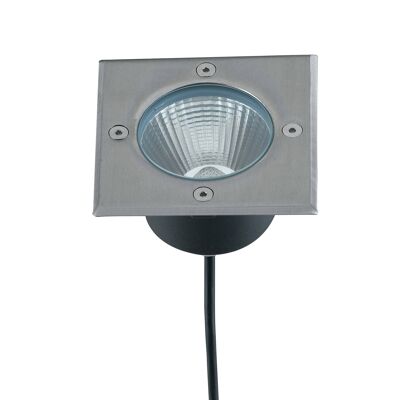 Walk walk-over spotlight, recessed in steel and LED COB-LED-WALK-Q14C