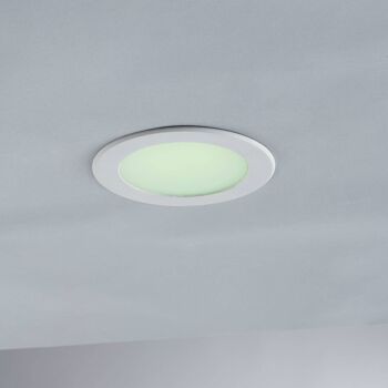 Encastré BLINK LED SMD 9W RGB+ CCT, en polycarbonate et fonction smart bluetooth-INC-BLINK-BT 2