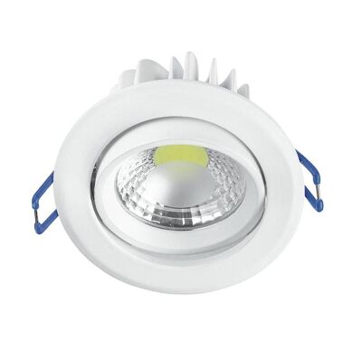 Recessed LED Krone 5W adjustable in aluminium-INC-KRONE-5F BCO