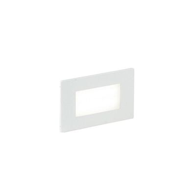 Luminaire de chemin encastré Bolt, logé dans une boîte de jonction 503 ou 506L, avec double plaque en acier interchangeable incluse.-INC-BOLT-503