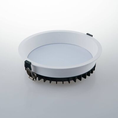 Recessed Xanto in aluminum, RGB + CCT (warm, natural, cold light) and dimmer, with WI-FI function and VOICE CONTROL-INC-XANTO-R120-INT