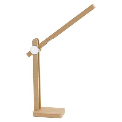 Hume Lámpara de Lectura LED 4,5W en madera natural, CCT + dimmer-LEDT-HUME-WOOD