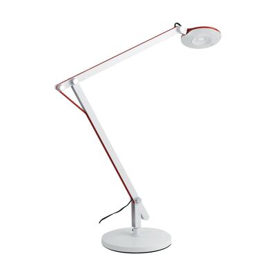 Lampada da lettura Locke, con testa e braccio orientabili e fissaggio su tavolo o a muro a LED 6W-LEDT-LOCKE-WHITE