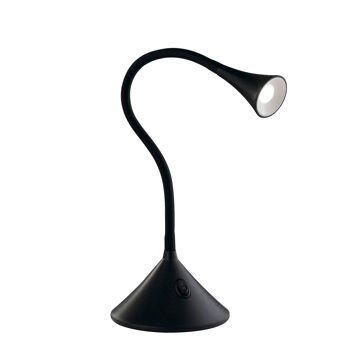 Liseuse LED Newton en métal enduit de silicone à double usage pour table ou applique-LEDT-NEWTON-NOIR 2