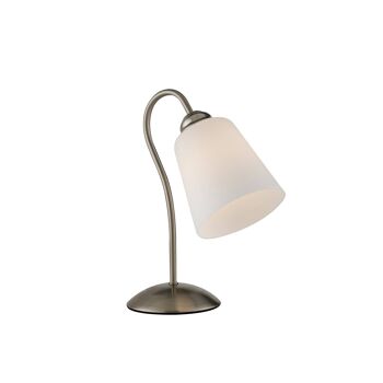 Lampe de table 1162 en métal et verre soufflé-I-1162/L NIK 1