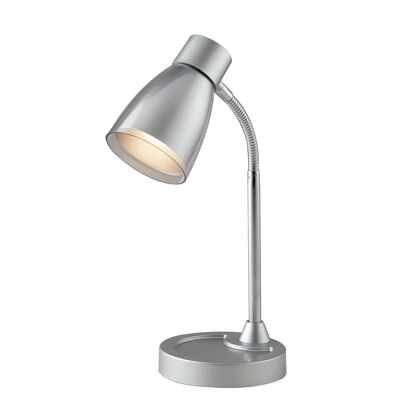 Lampada da tavolo Arkimede con diffusore orientabile, disponibile in quattro colori (1xE14)-LDT055ARK-SILVER