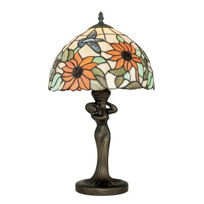 Dafne table lamp in Tiffany glass (1xE14)-I-DAFNE-LG1