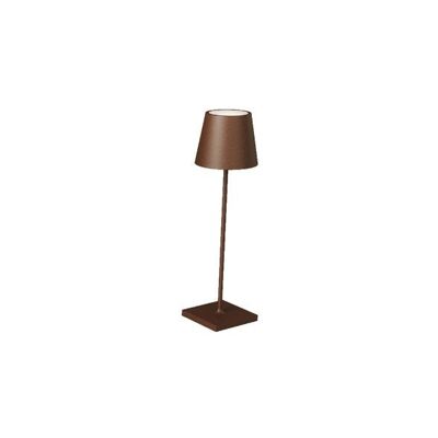 Drink table lamp in metal with battery included with dimmable warm light-LED-DRINK-BRO