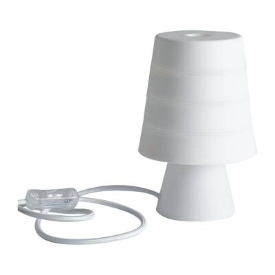 Drum table lamp in silicone, available in various colors (1xE14)-I-DRUM/L ARA