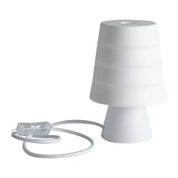 Lampe de table Drum en silicone, disponible en différentes couleurs (1xE14)-I-DRUM/L ARA 1