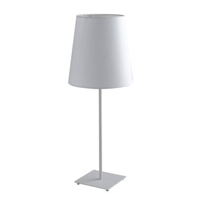 Lampe de table en métal Elvis avec abat-jour en tissu (1XE27)-I-ELVIS-L BCO