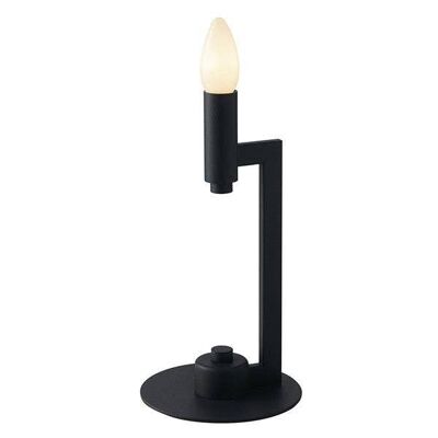 Karol table lamp in satin slate gray metal (1XE14)-I-KAROL-L