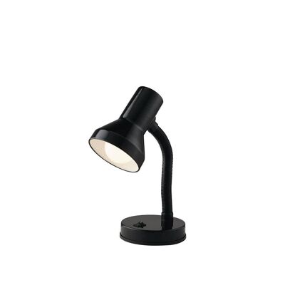 Lámpara de sobremesa LDT con brazo flexible, disponible en varios colores (1xE27)-LDT032-NERO