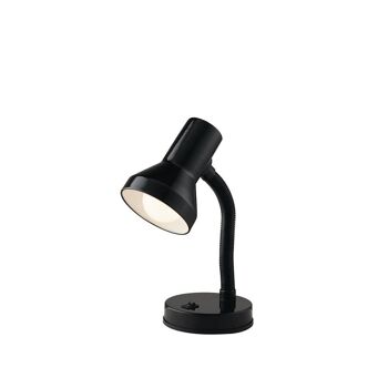 Lampe de table LDT avec bras flexible, disponible en différentes couleurs (1xE27)-LDT032-NERO 1