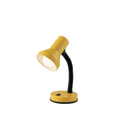 LDT Tischlampe mit flexiblem Arm, in verschiedenen Farben erhältlich (1xE27)-LDT032-GELB