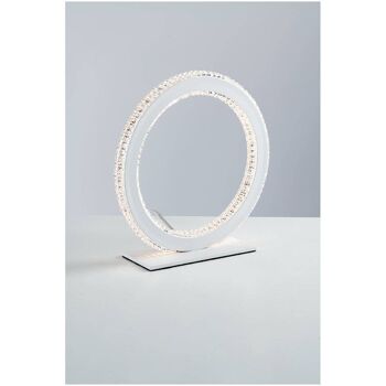 Lampe à poser LED Bryant 18W blanc et diamant-LED-BRYANT-LC 2