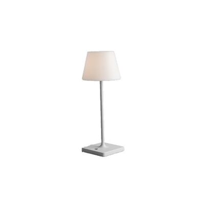 Battery-operated Jammin LED table lamp in embossed metal, dimmable warm light-LED-JAMMIN-L-BCO