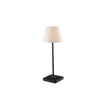 Lampe de table LED Jammin à piles en métal gaufré, lumière chaude dimmable-LED-JAMMIN-L-NER 1