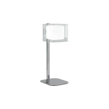 Lampe de table Yoga en métal chromé avec double diffuseur en verre-I-YOGA-L 1