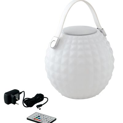 Lampe LED rechargeable GECO DJ avec haut-parleur Bluetooth et télécommande RVB