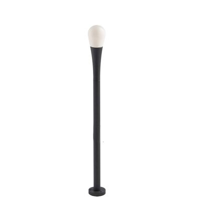 Lampada per esterni Drop in alluminio finitura antracite con diffusore in policarbonato (1xG9)-I-DROP-P53-ANT