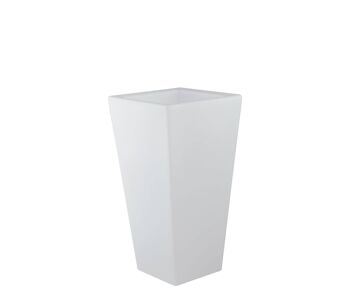 Lampe vase LED Geco pour extérieur avec lumière RVB multicolore réglable + lumière naturelle, avec télécommande incluse-I-GECO-VASO-Q-XL 1