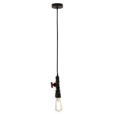 Lampadario a sospensione AMARCORD in metallo invecchiato stile industrial (1xE27)-I-AMARCORD-S1