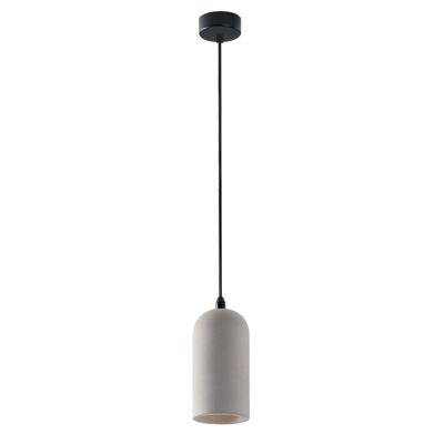 Lampe à suspension Ando en béton gris naturel (1XE27)-I-ANDO-S10