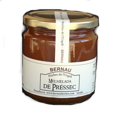 Confiture de pêches 400gr. Bernau Herbes