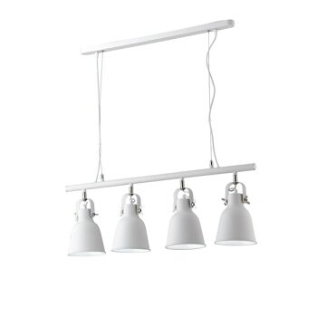 Lustre suspension LEGEND avec diffuseurs orientables avec intérieur blanc (4xE27)-I-LEGEND-S4 BRO 2