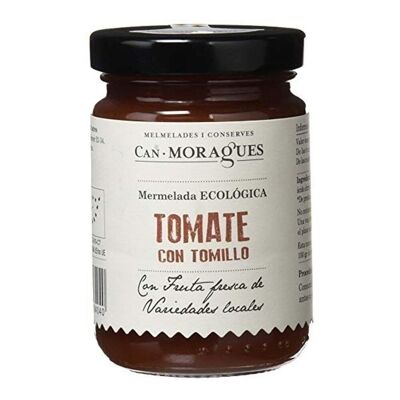 Organic Tomato Jam with Thyme 170gr. Can Moragues