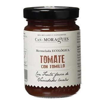 Confiture de tomates bio au thym 170gr. Can Moragues 1