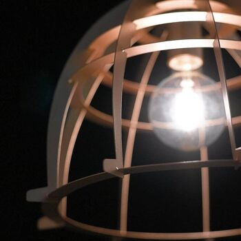 URBAN lampe à suspension en métal avec diffuseur cage (1xE27)-I-URBAN-S40 GOLD 3