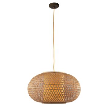 Lampe à suspension ZEN en bambou naturel (1XE27)-I-ZEN-S-S 3