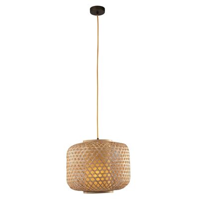 Lampe à suspension ZEN en bambou naturel (1XE27)-I-ZEN-S-M