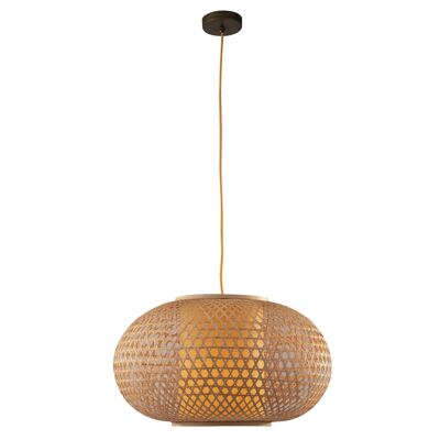 Lampadario a sospensione ZEN in bambù naturale (1XE27)-I-ZEN-S-XXL