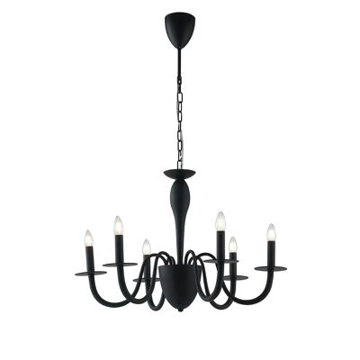 Armstrong metal chandelier (6xE14)-I-ARMSTRONG/6 NER