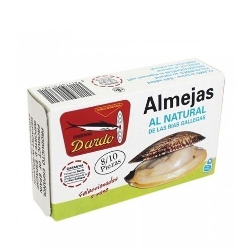 Almejas al natural de Rias Gallegas OL-120, 8/10u. Dardo