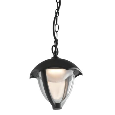 Megan LED lantern chandelier for outdoor use in die-cast aluminum and polycarbonate diffuser with a modern design-LANT-MEGAN/S1