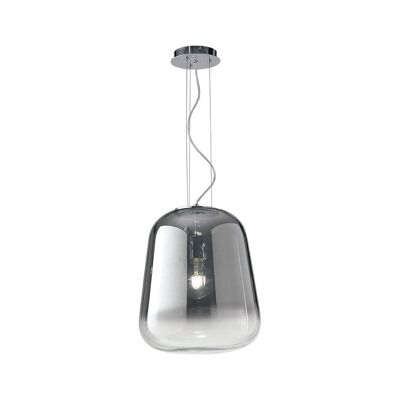 Smoke chandelier in glass with shaded mirror decoration-I-SMOKE-S35