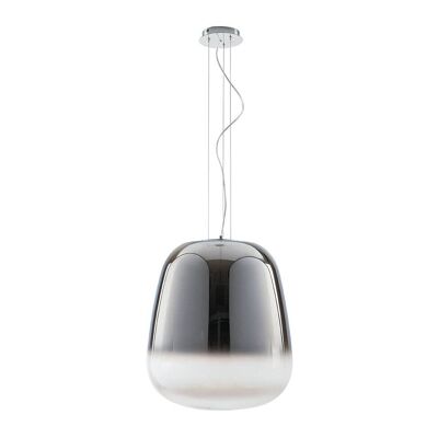 Smoke chandelier in glass with shaded mirror decoration-I-SMOKE-S45
