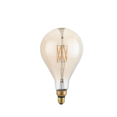 Ampoule LED décorative LUXA 8W ambre douille E27, lumière chaude 32x16 cm.-I-LUXA-V-E27-GLS160