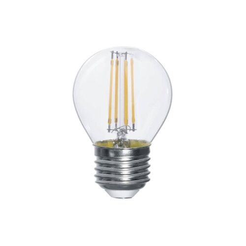 Lampadina LED filamento E27 4W, 470 Lumen 4,5x7,7 cm.-LUXA-E27-4C
