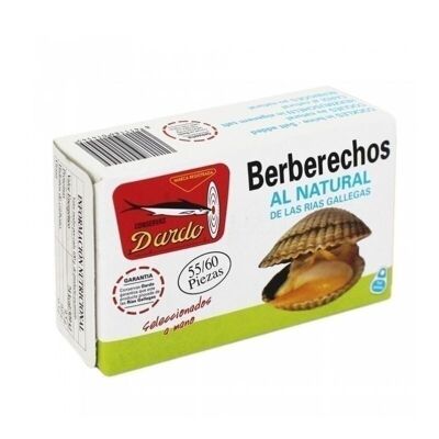 Berberechos al natural de Rias Gallegas OL-120, 55/60u. Dardo.